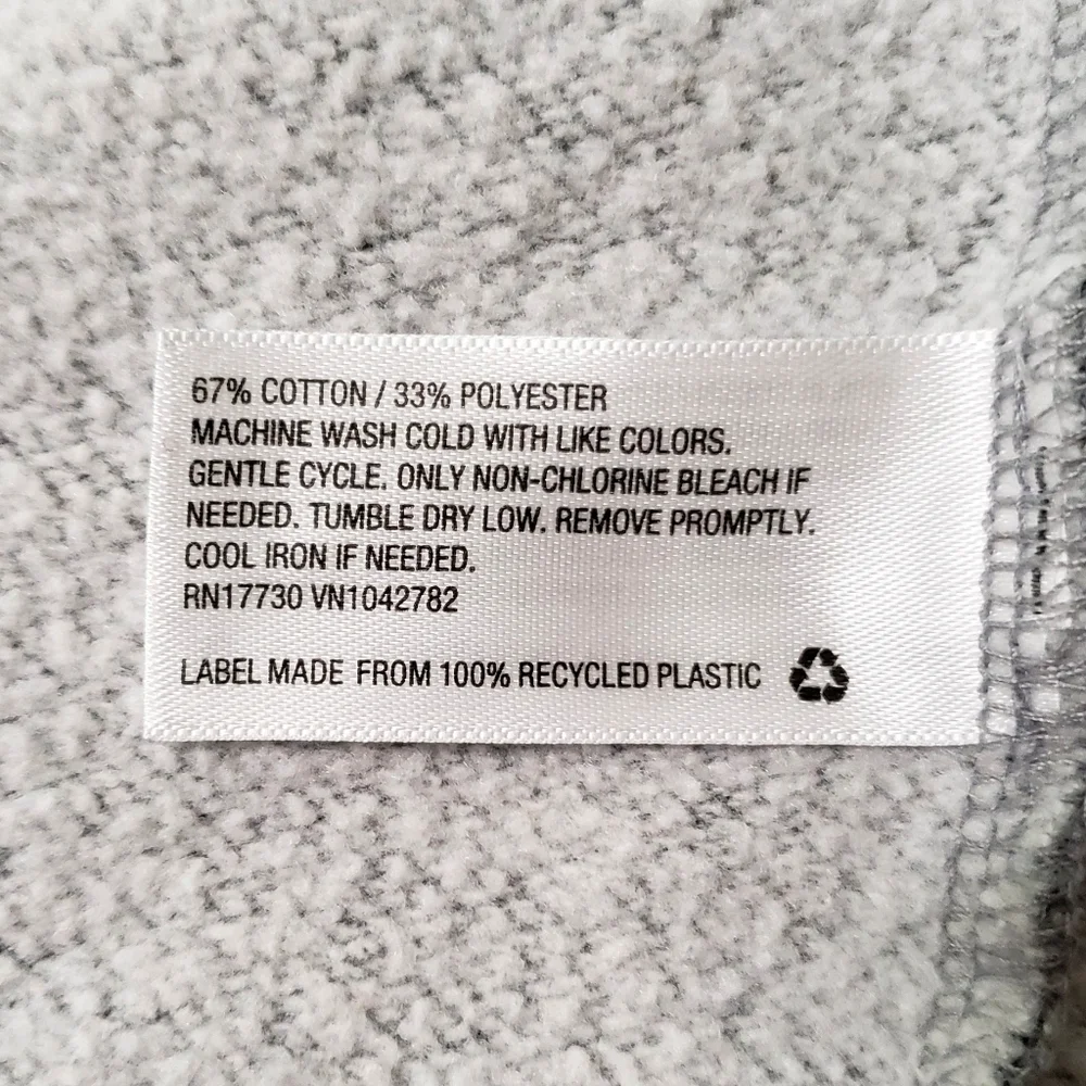 Wild Fable size Medium grey cropped hooded sweatshirt casual - Picture 7 of 7